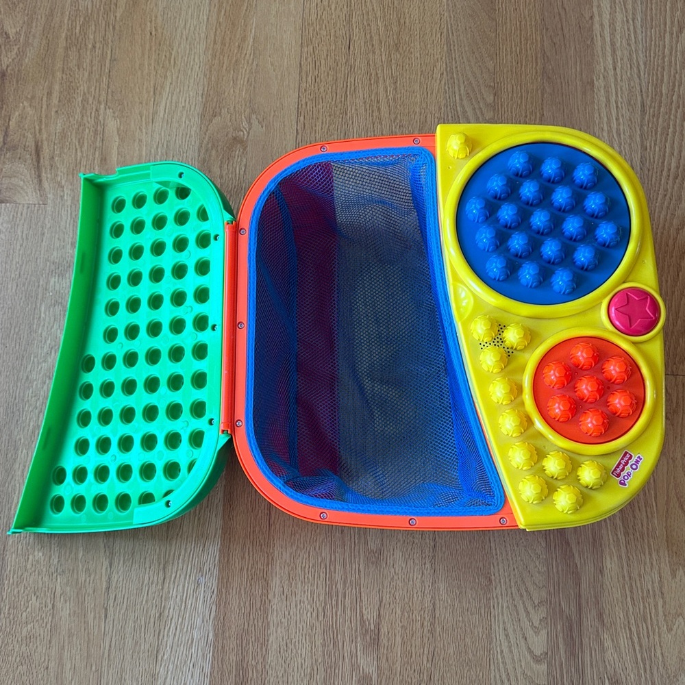 Vintage 2004 Fisher-Price POP-ONZ Pop ‘N Twirl Building Table - Picture 4 of 5